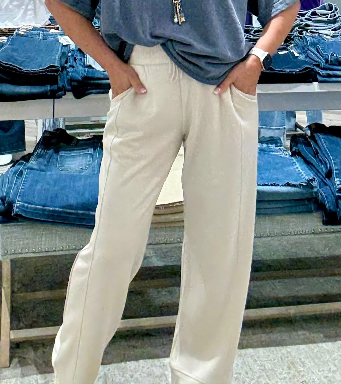 Luxeknit On-The-Go Straight Leg Pants