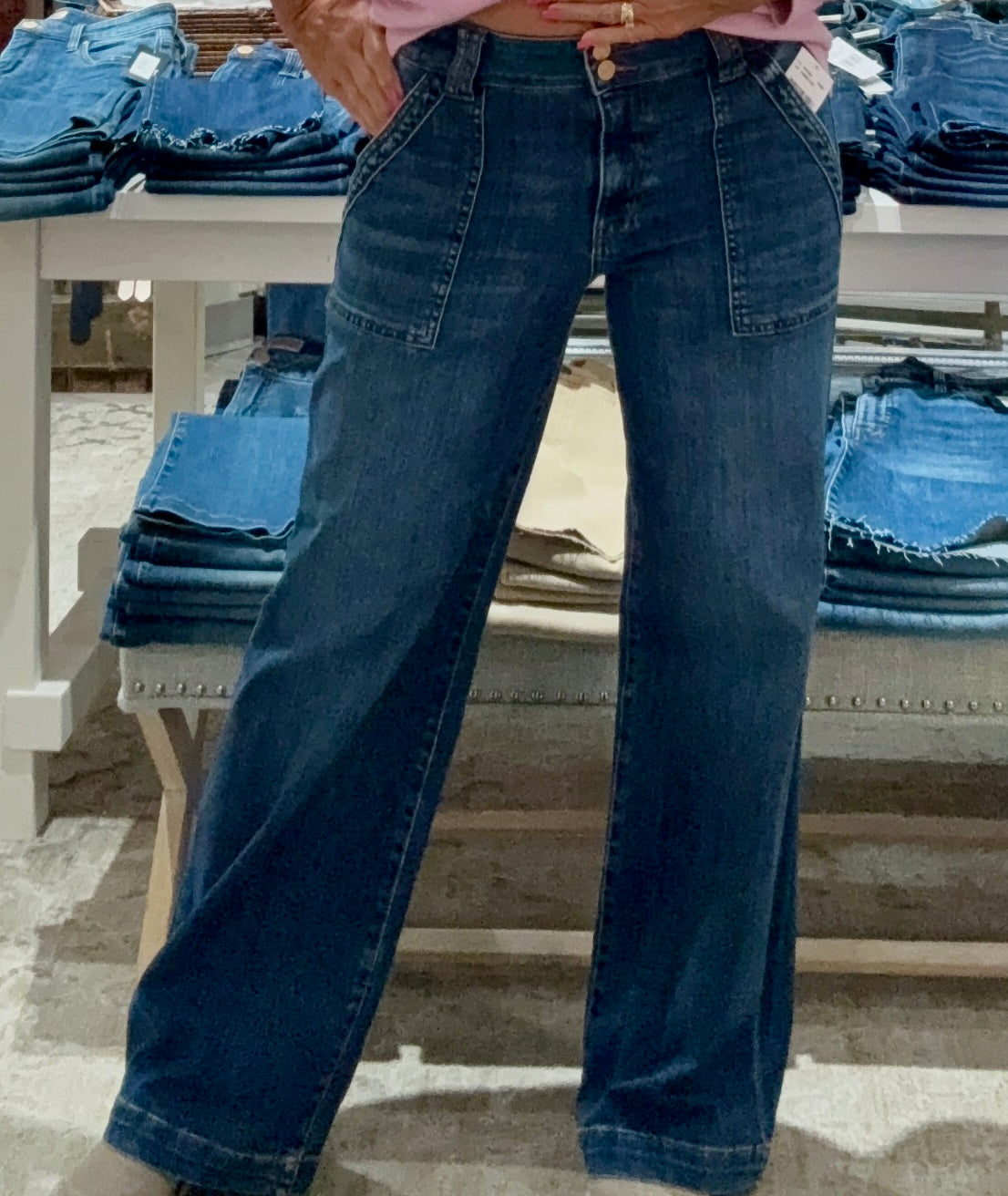 Jodi High Rise Wide Leg Denim