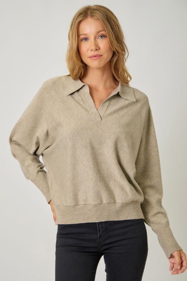 Polo Collared Sweater