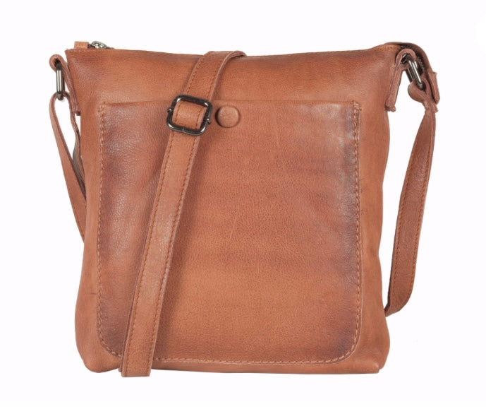 Isabella Crossbody Bag- tan