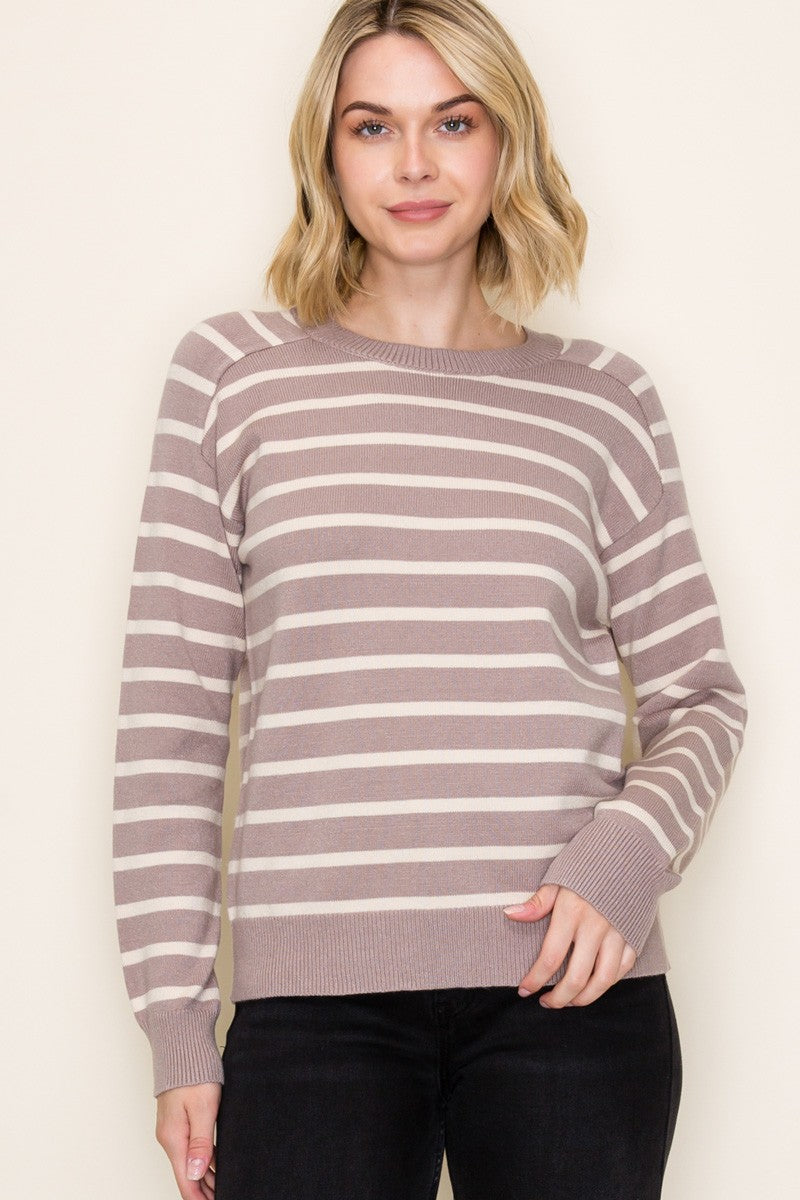 Striped Pullover Sweater