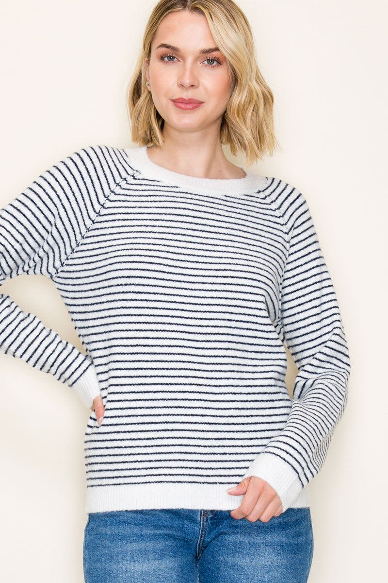 Striped Pullover Sweater