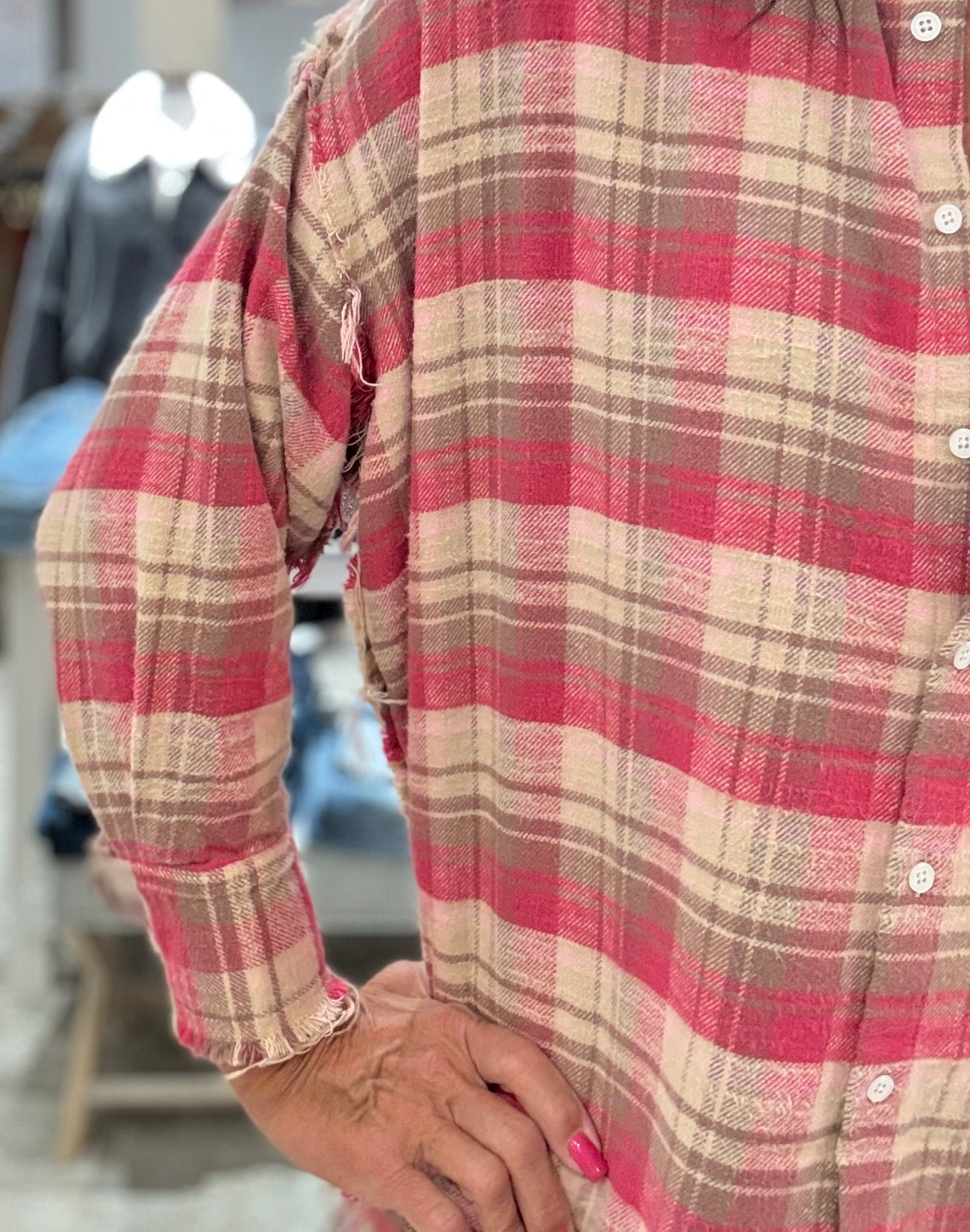 Long Sleeve Plaid Shirt