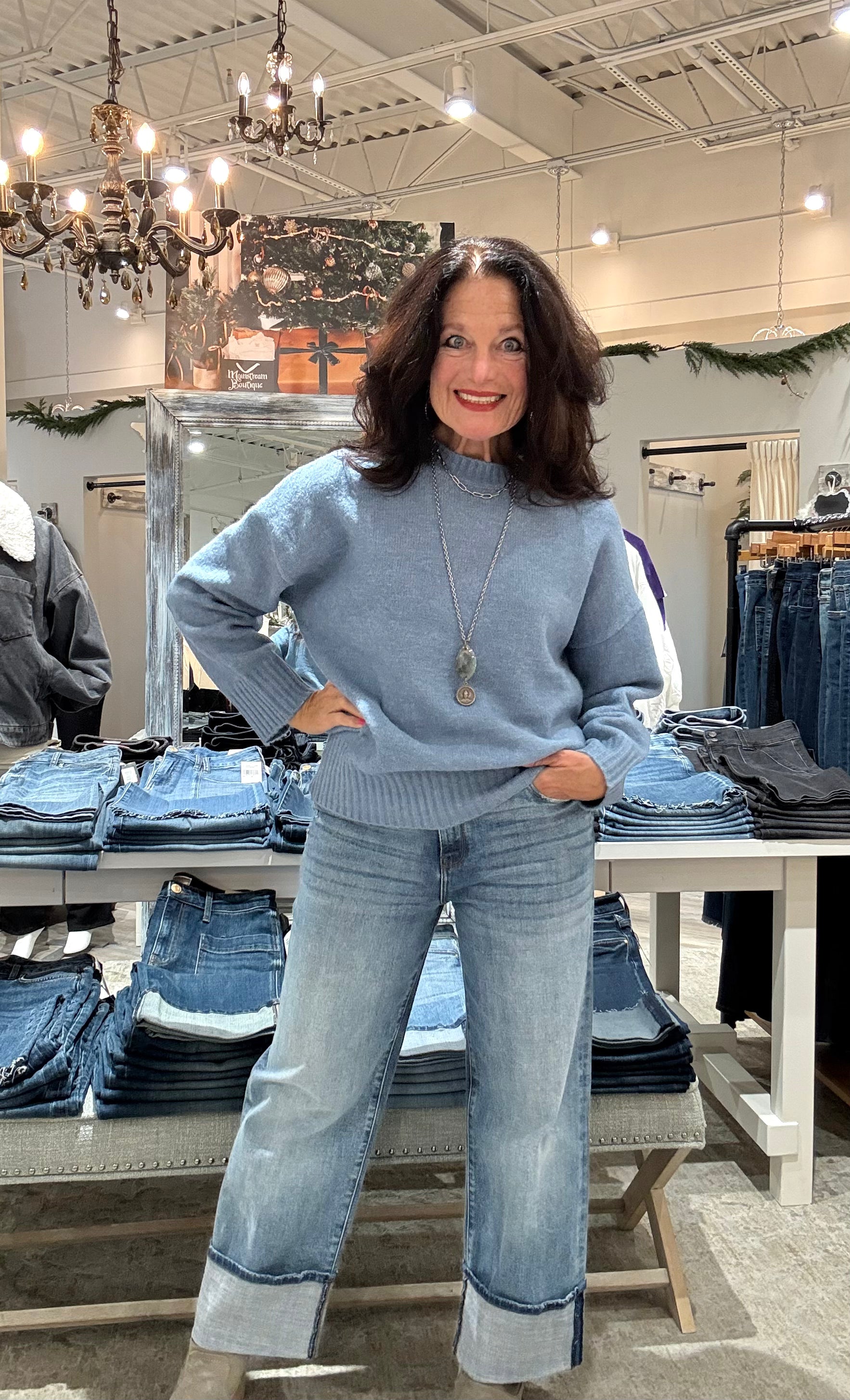 Oversized Drop Shoulder Sweater