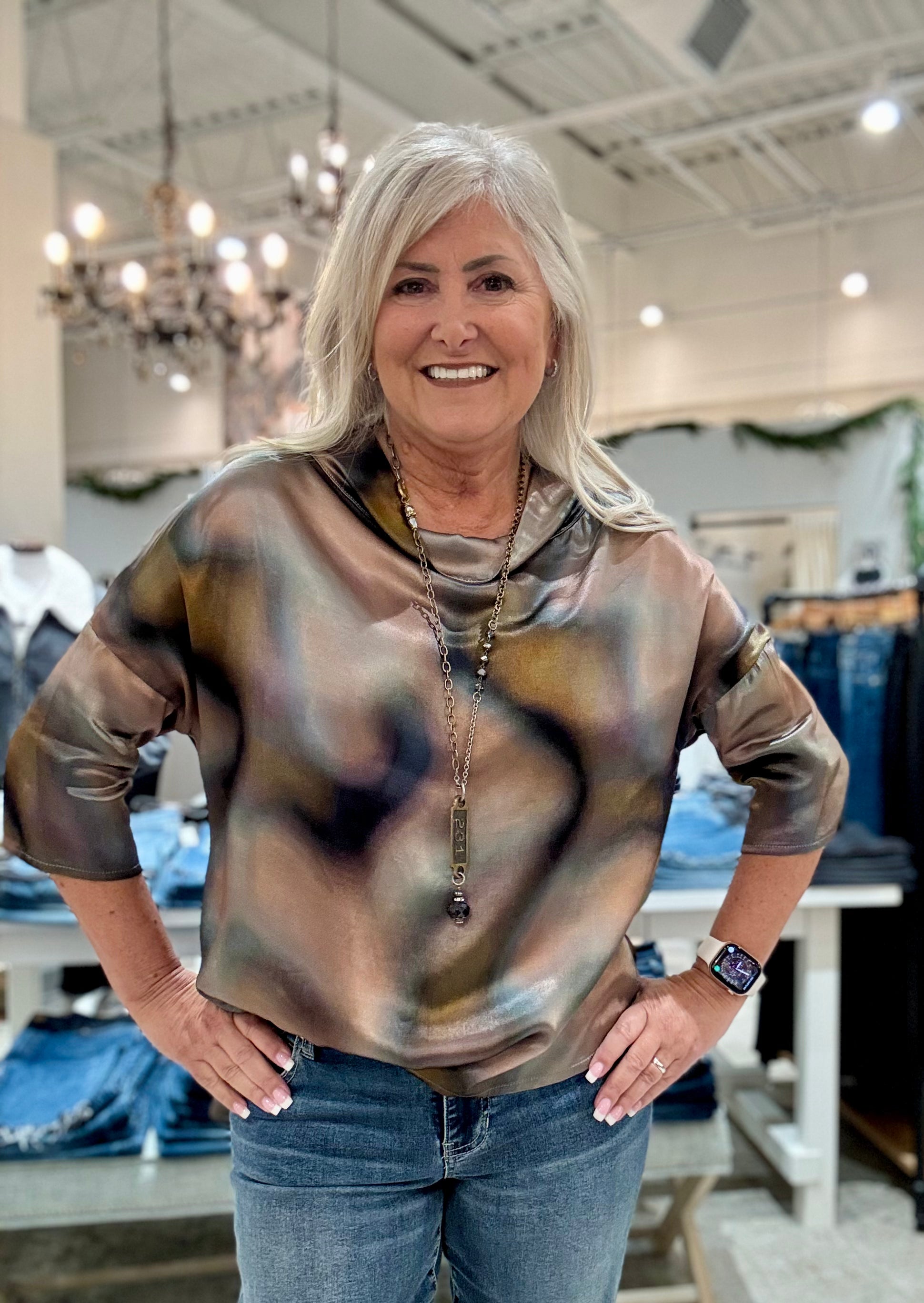 Kala Print Audrey Top