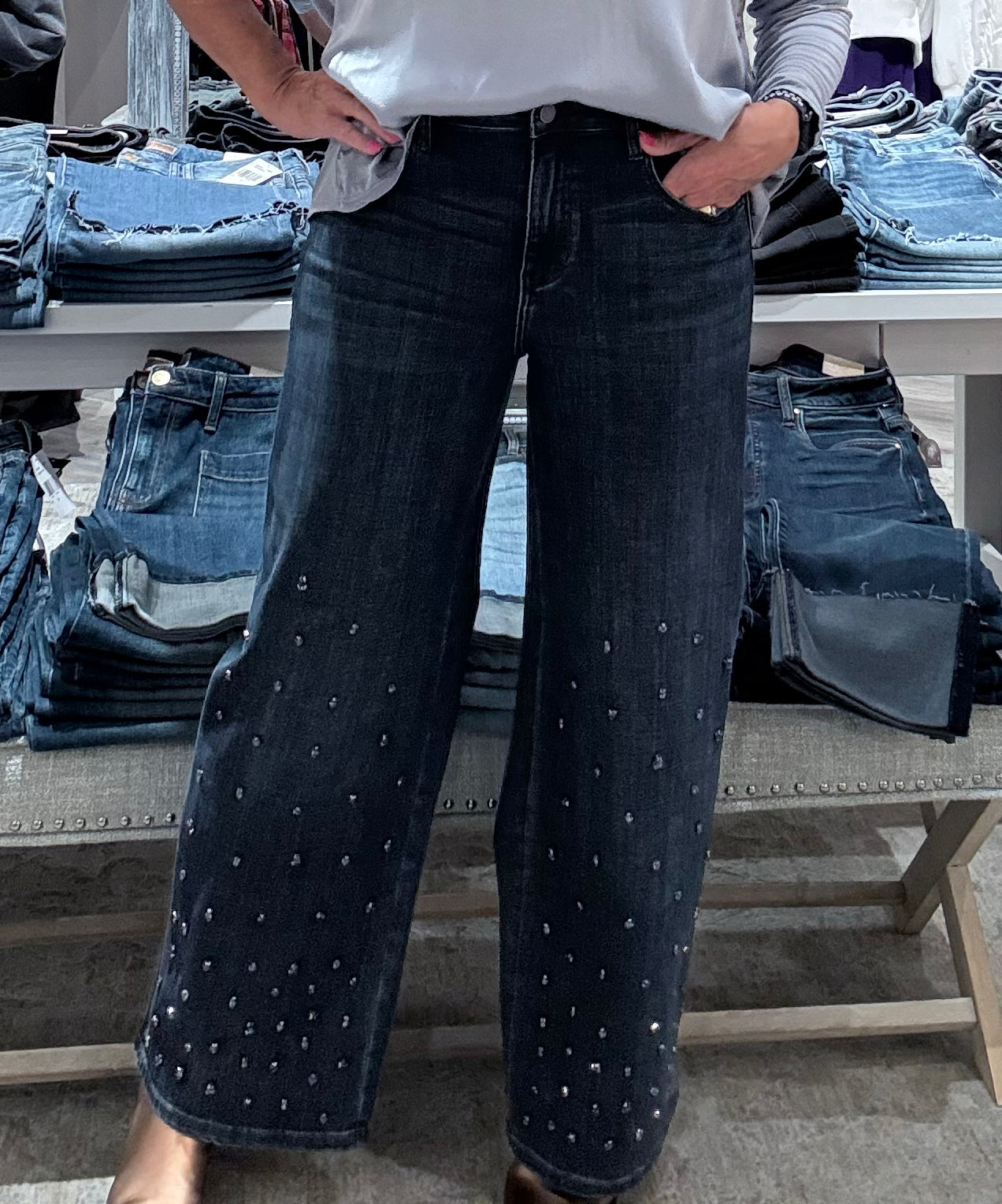 Stride Wide Leg Denim