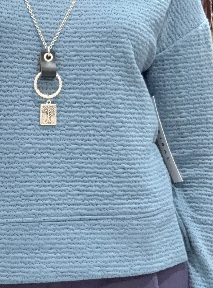 Long Sleeve Funnel Neck Top