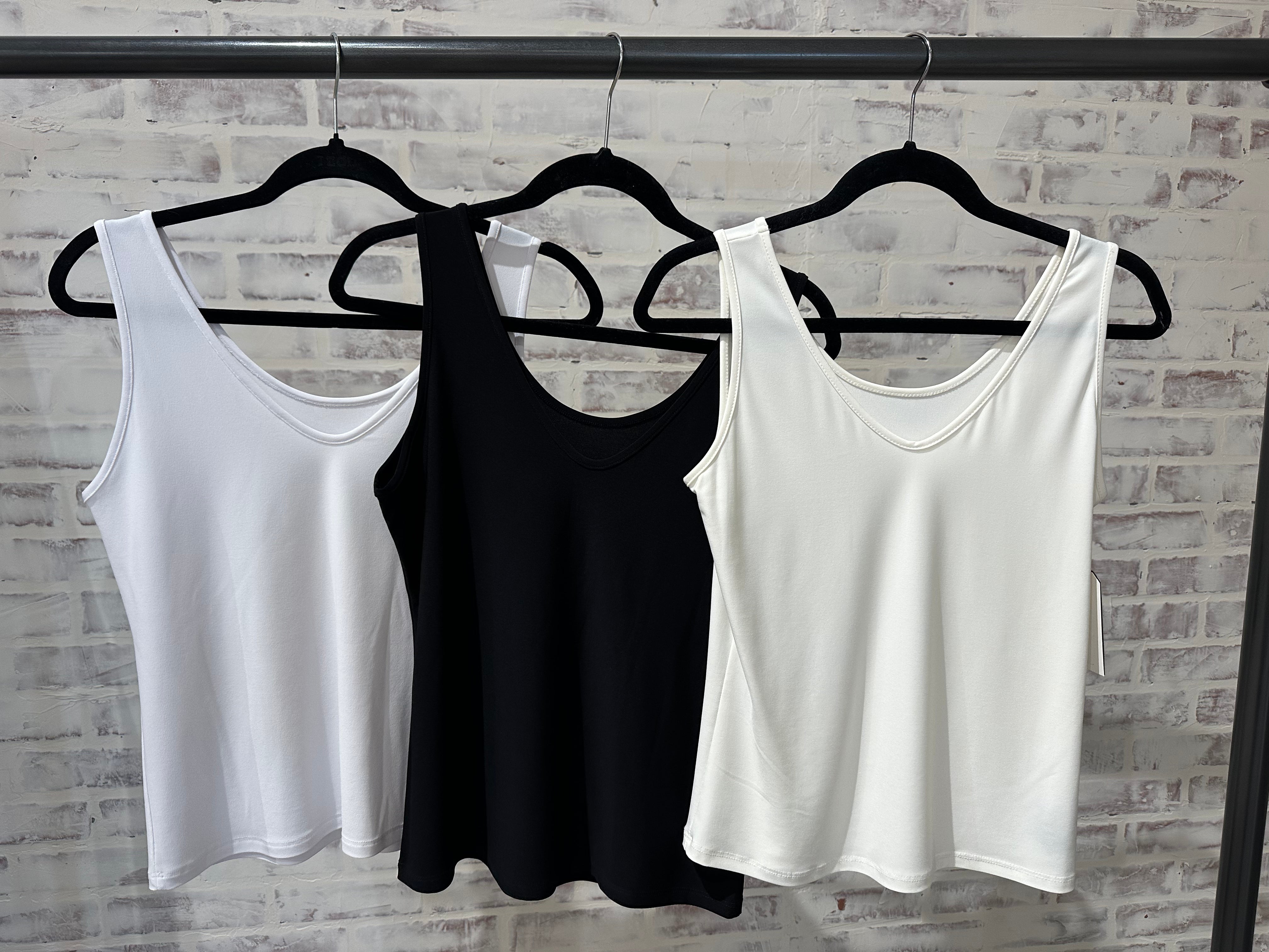 V-Neck to Scoop Reversible Tank