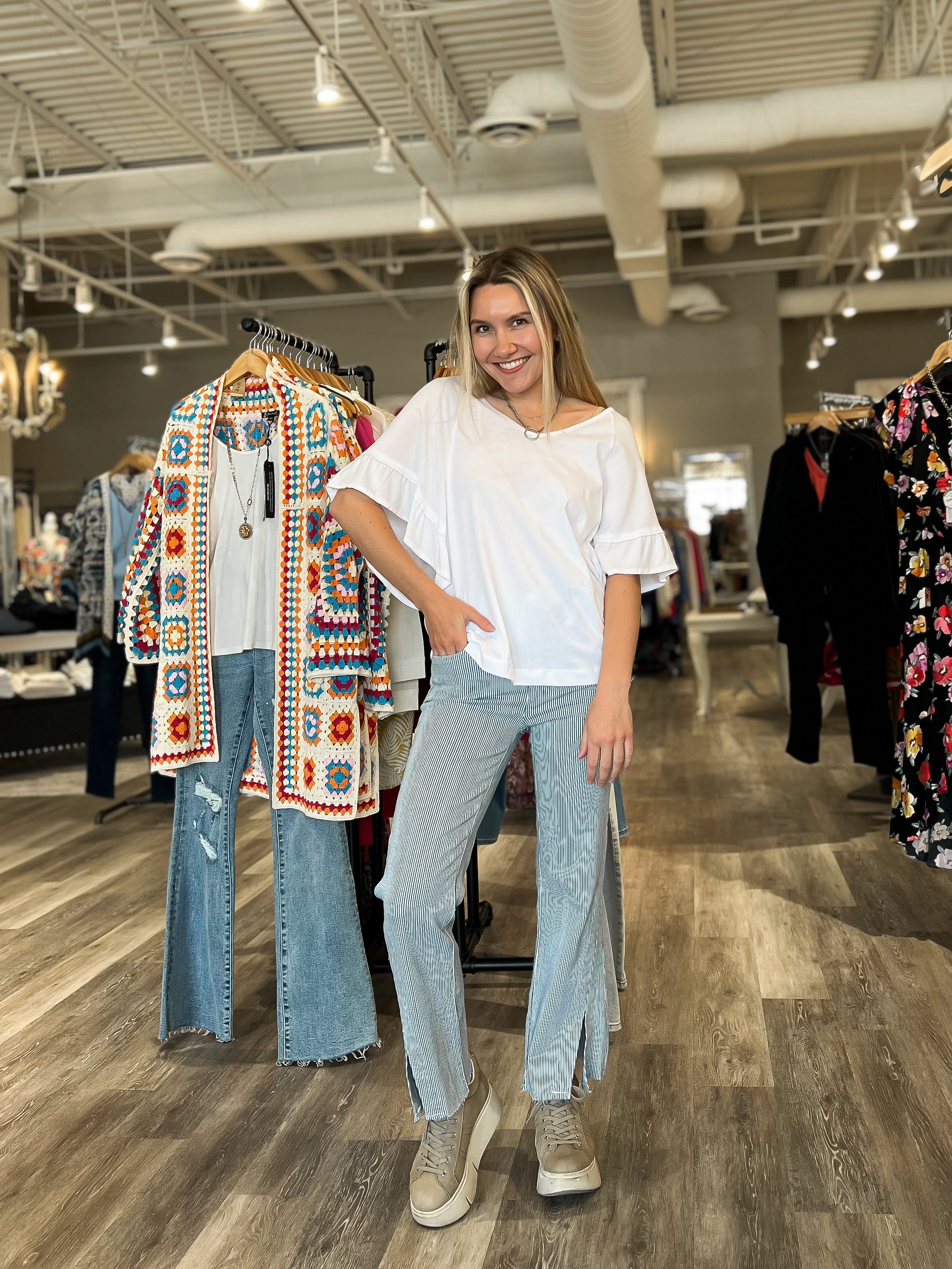 Mainstream Boutique Stillwater Women’s Mineral Wash Tee