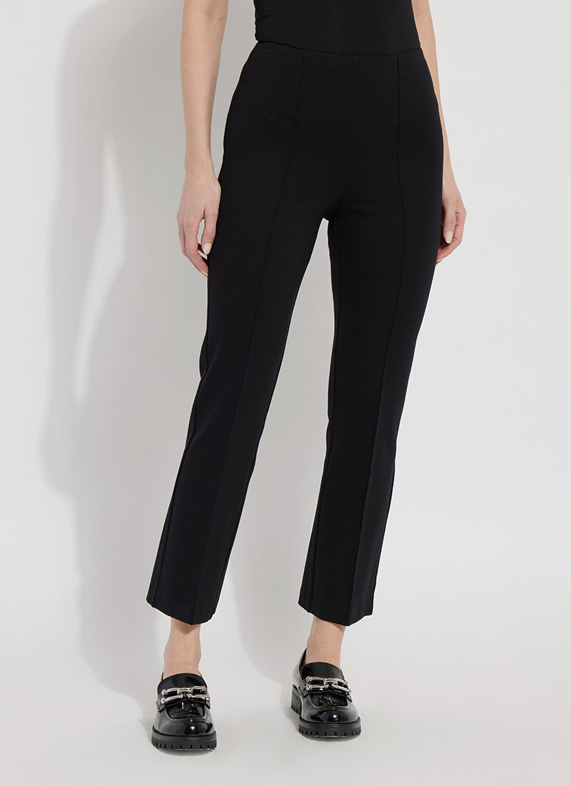 Pull On Ankle Pant- Black