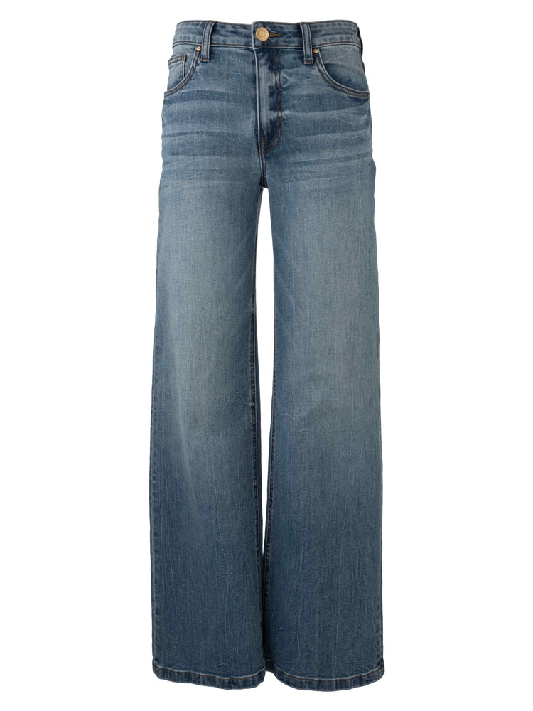 Jean High Rise Wide Leg Denim