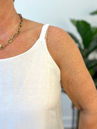 Mainstream Boutique Stillwater Women’s Skinny Strap Silk Tank