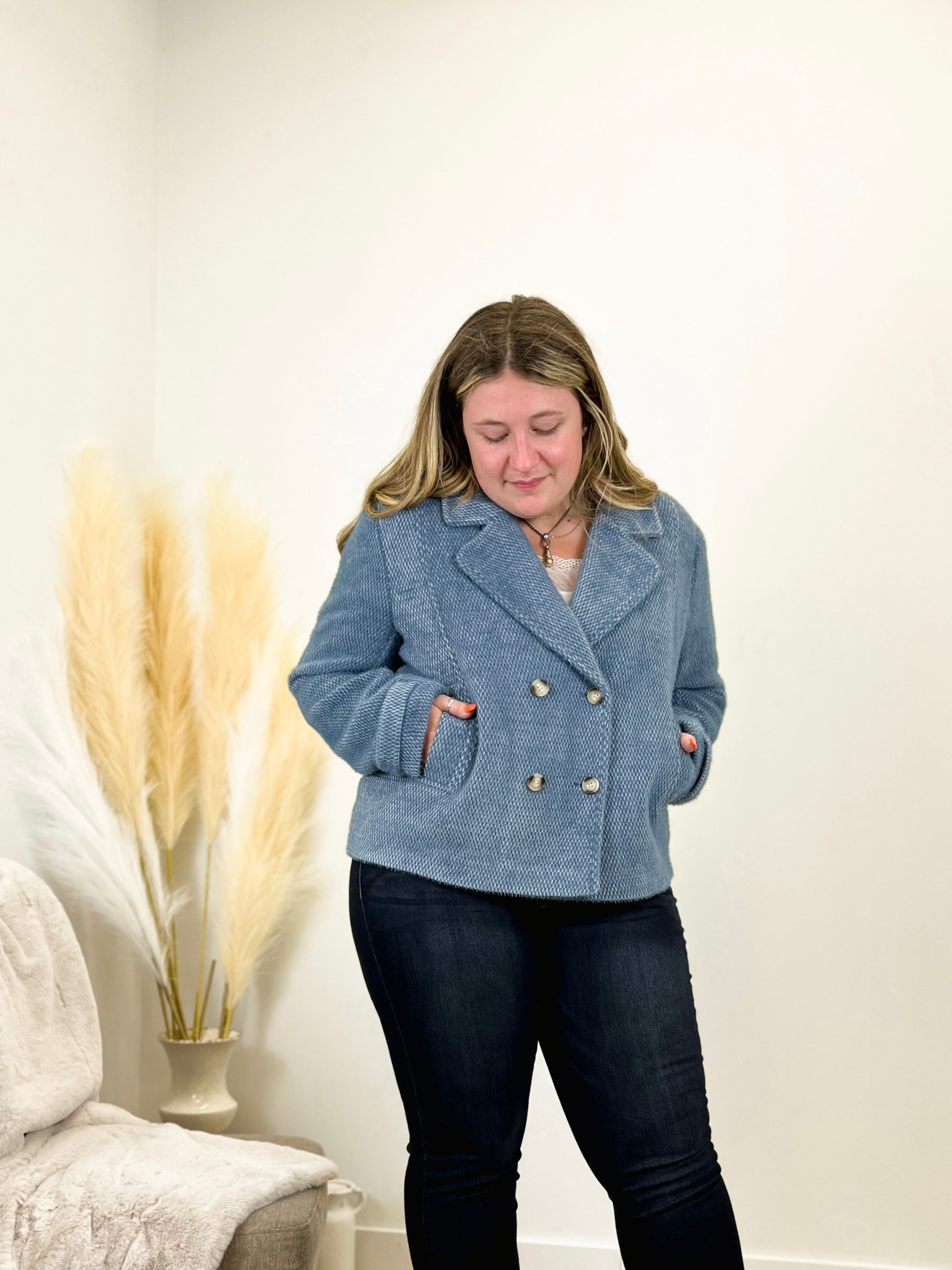 Mainstream Boutique Stillwater Double Breasted Lined Jacket