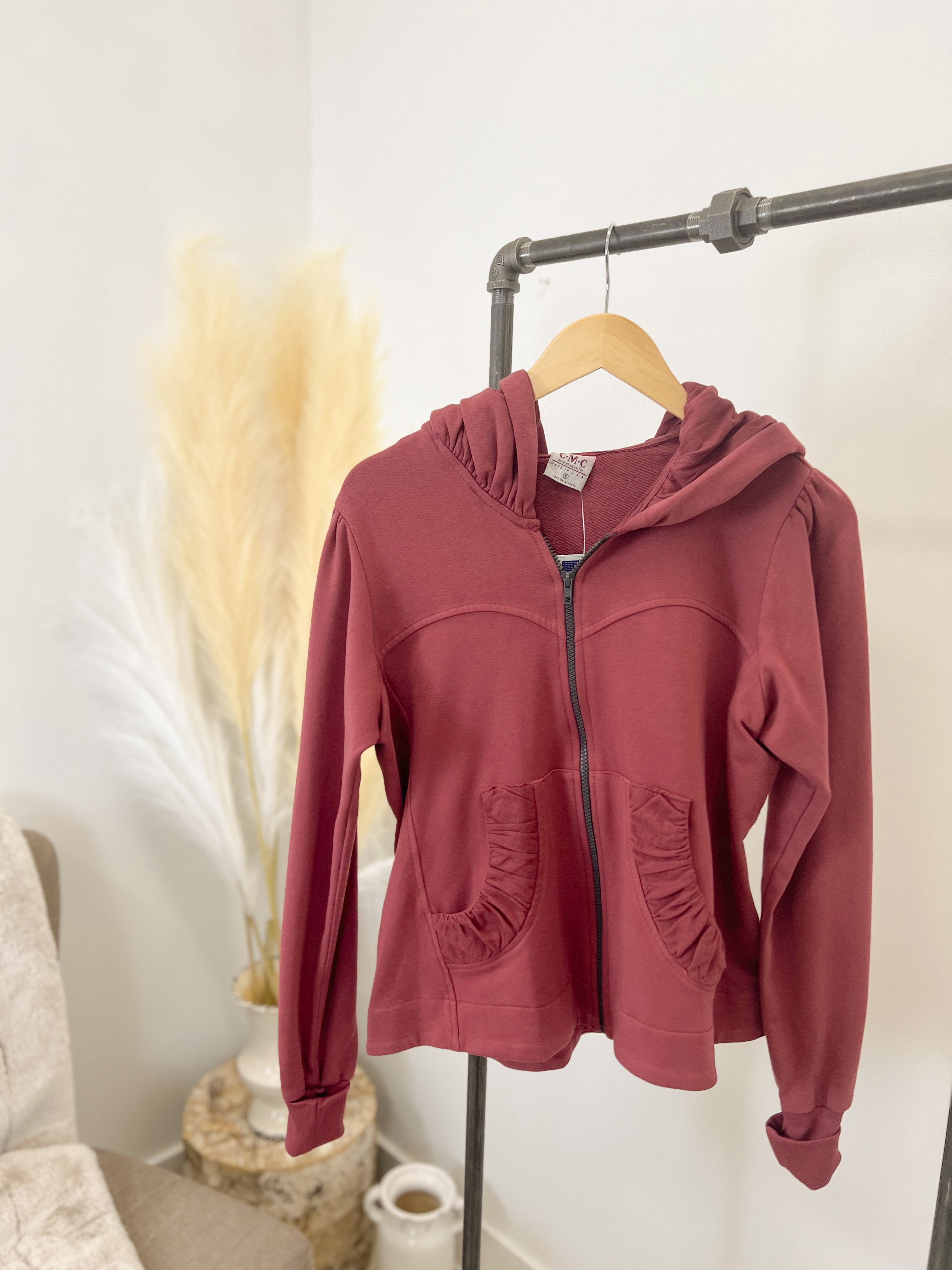 Mainstream Boutique Cotton Zip Hoodie