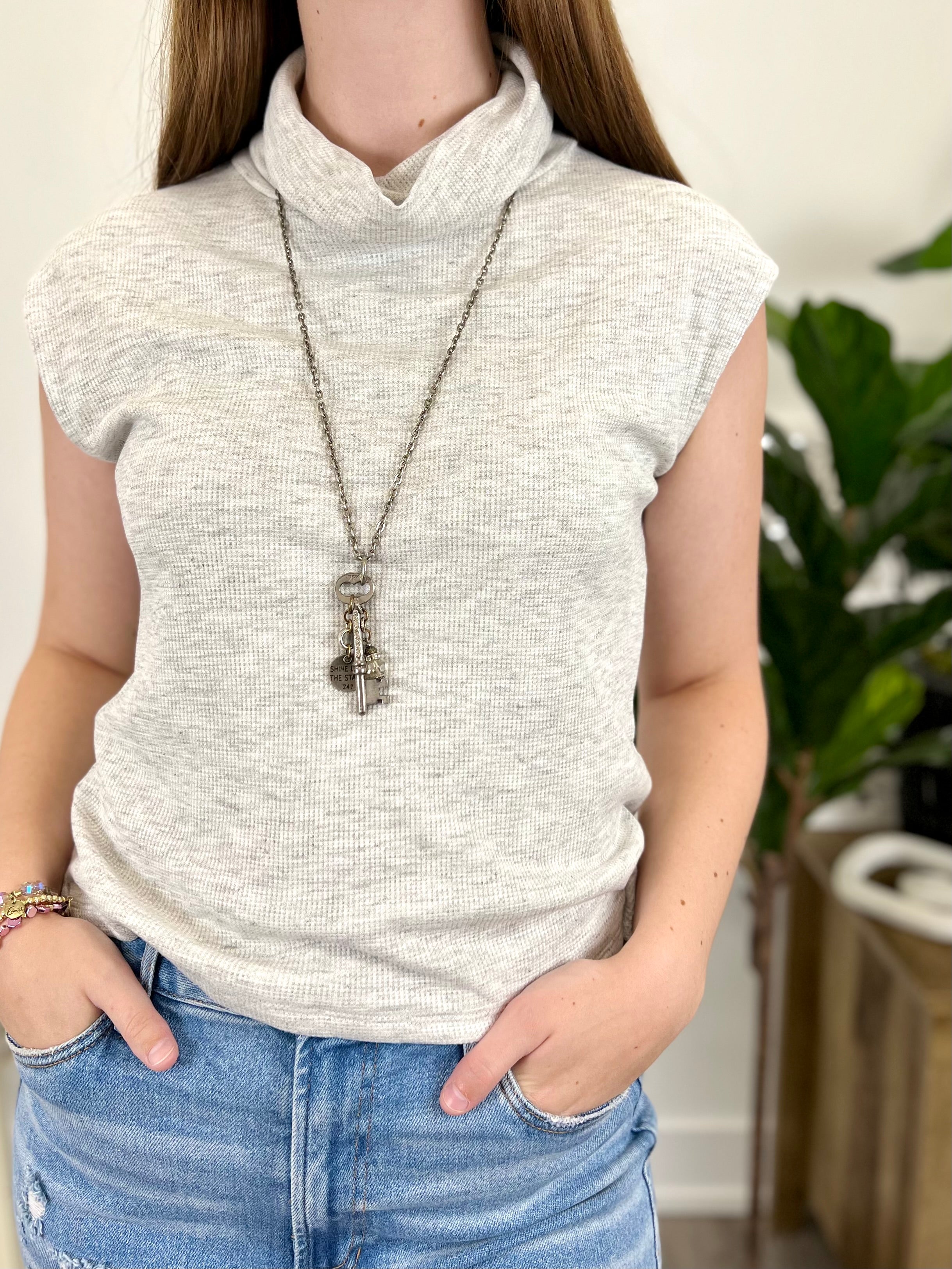 Mainstream Boutique Stillwater Knit Thermal Top