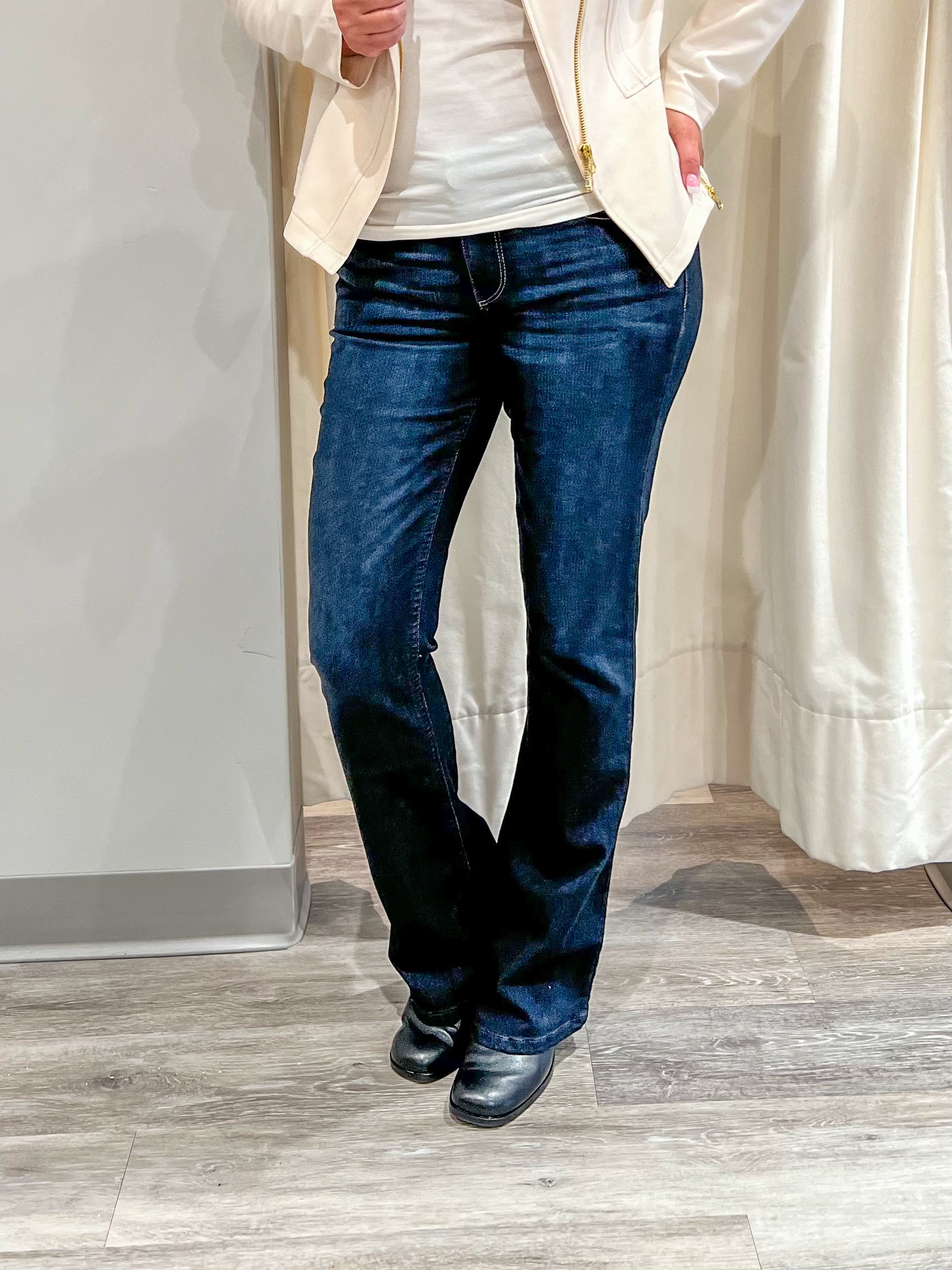 Mainstream Boutique of Stillwater Dark Wash Itty Bitty Denim