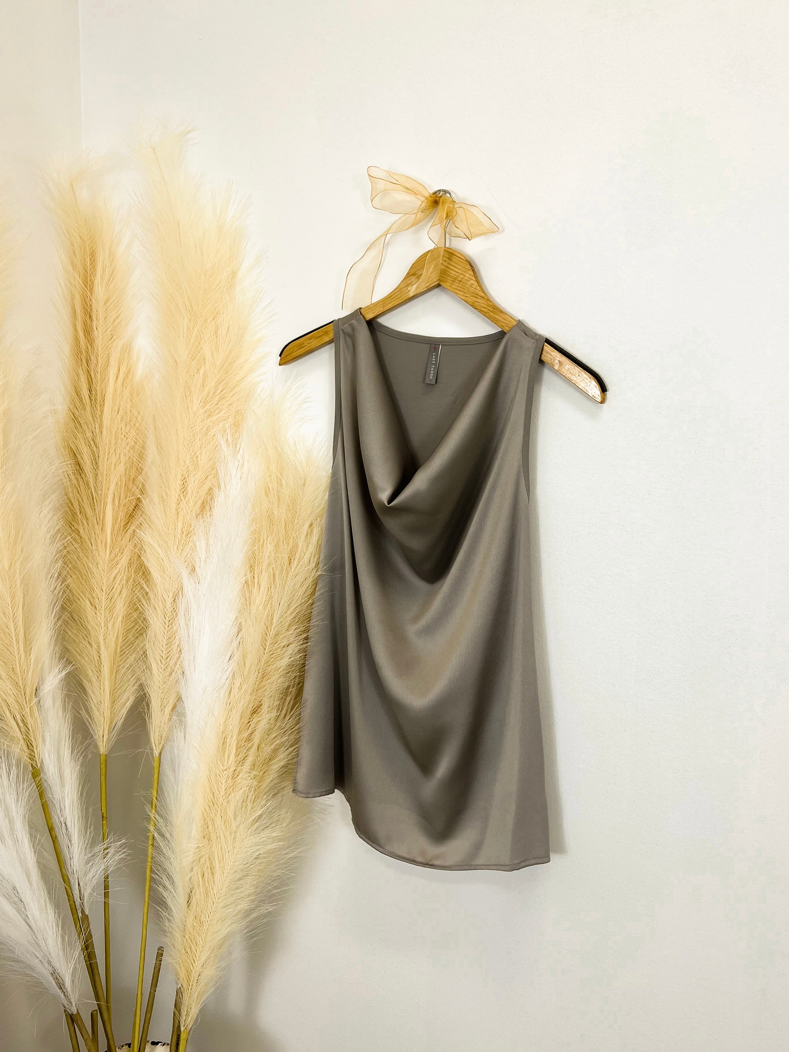 Mainstream Boutique Stillwater Women’s Cowl Neck Tank