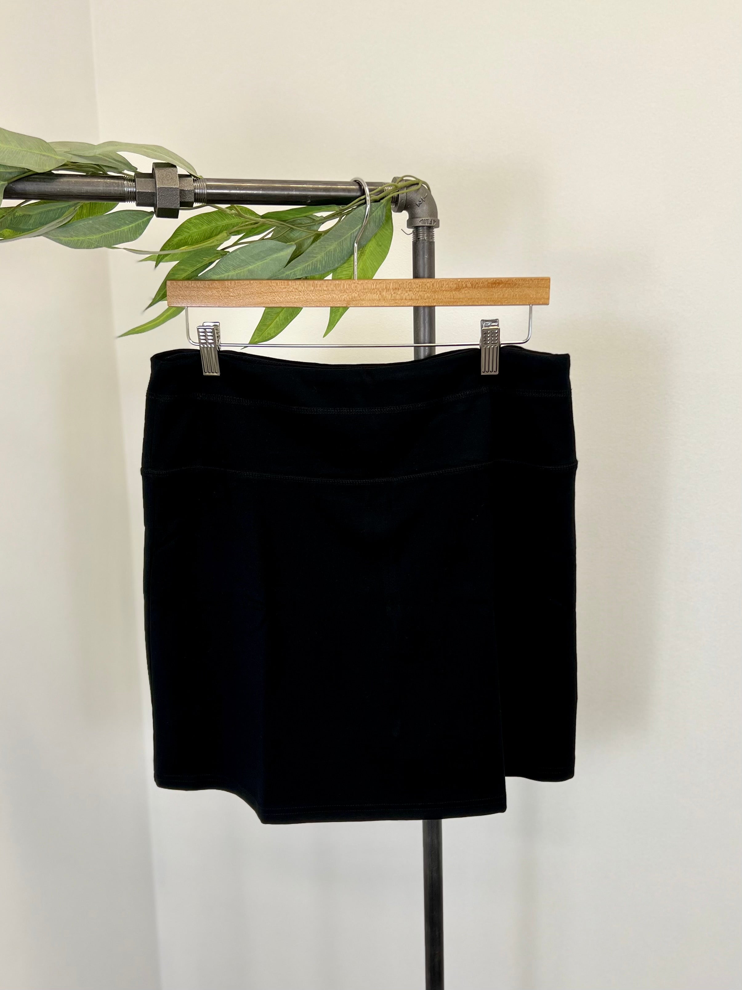 Mainstream Boutique Stillwater Knit Skort With Slit Pocket