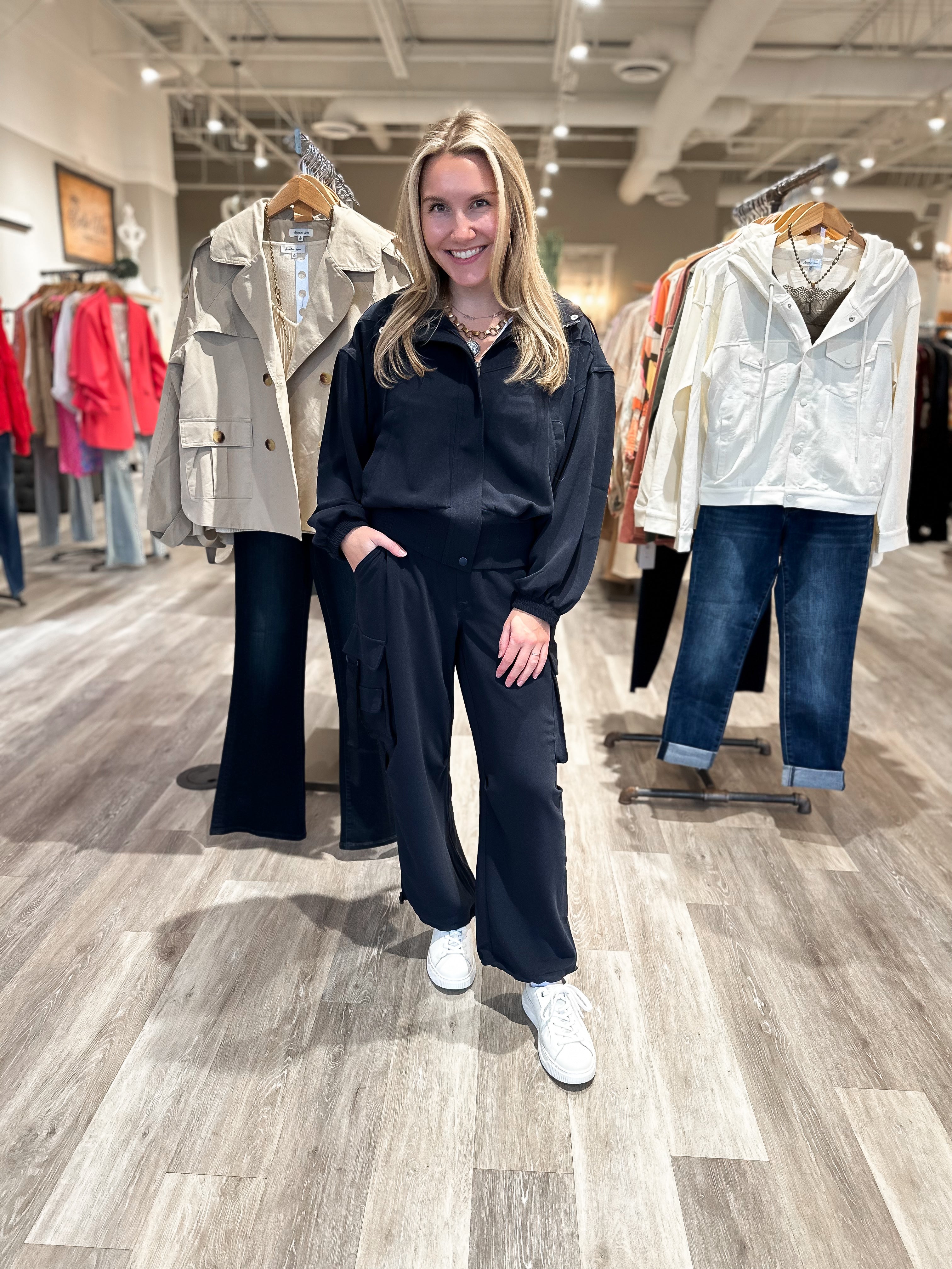 Mainstream Boutique Stillwater Women's Zip Lunar Blue Jacket