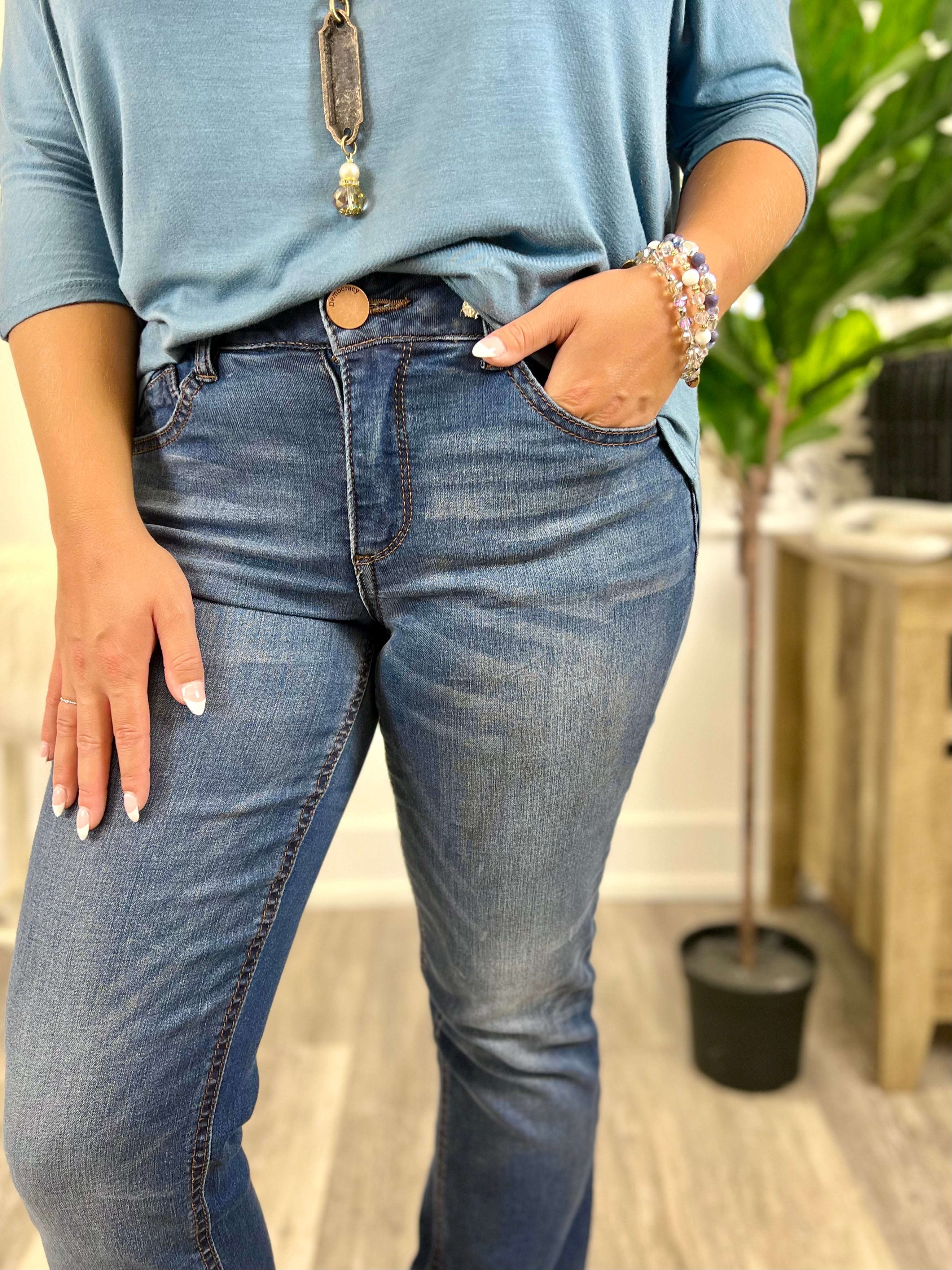 Mainstream Boutique Stillwater Itty Bitty Bootcut Denim