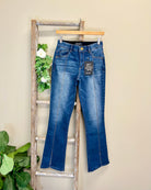 Mainstream Boutique Stillwater High Rise Bitty Boot with Split Hem