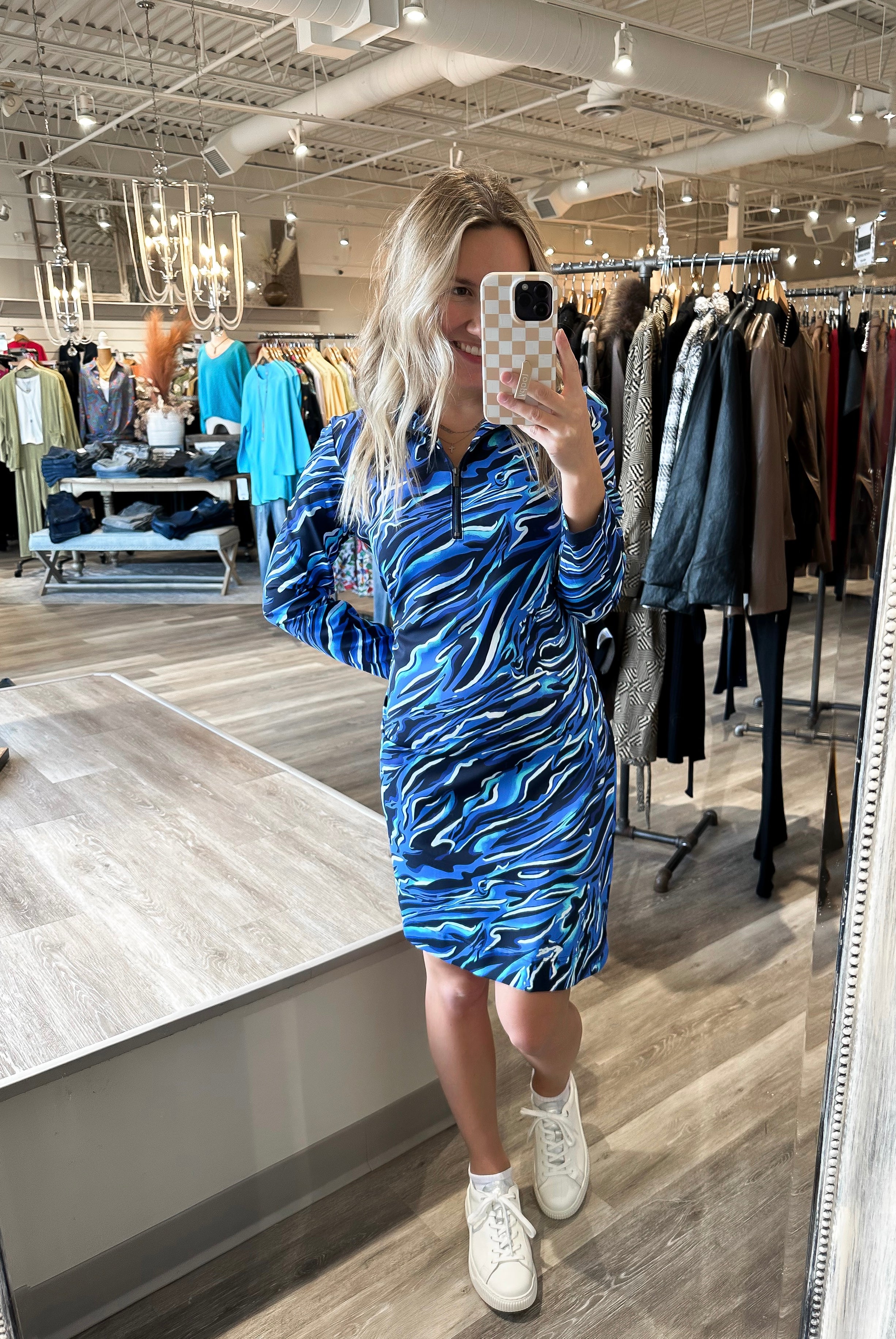 Mainstream Boutique Stillwater Women’s On the Move Zip Dress