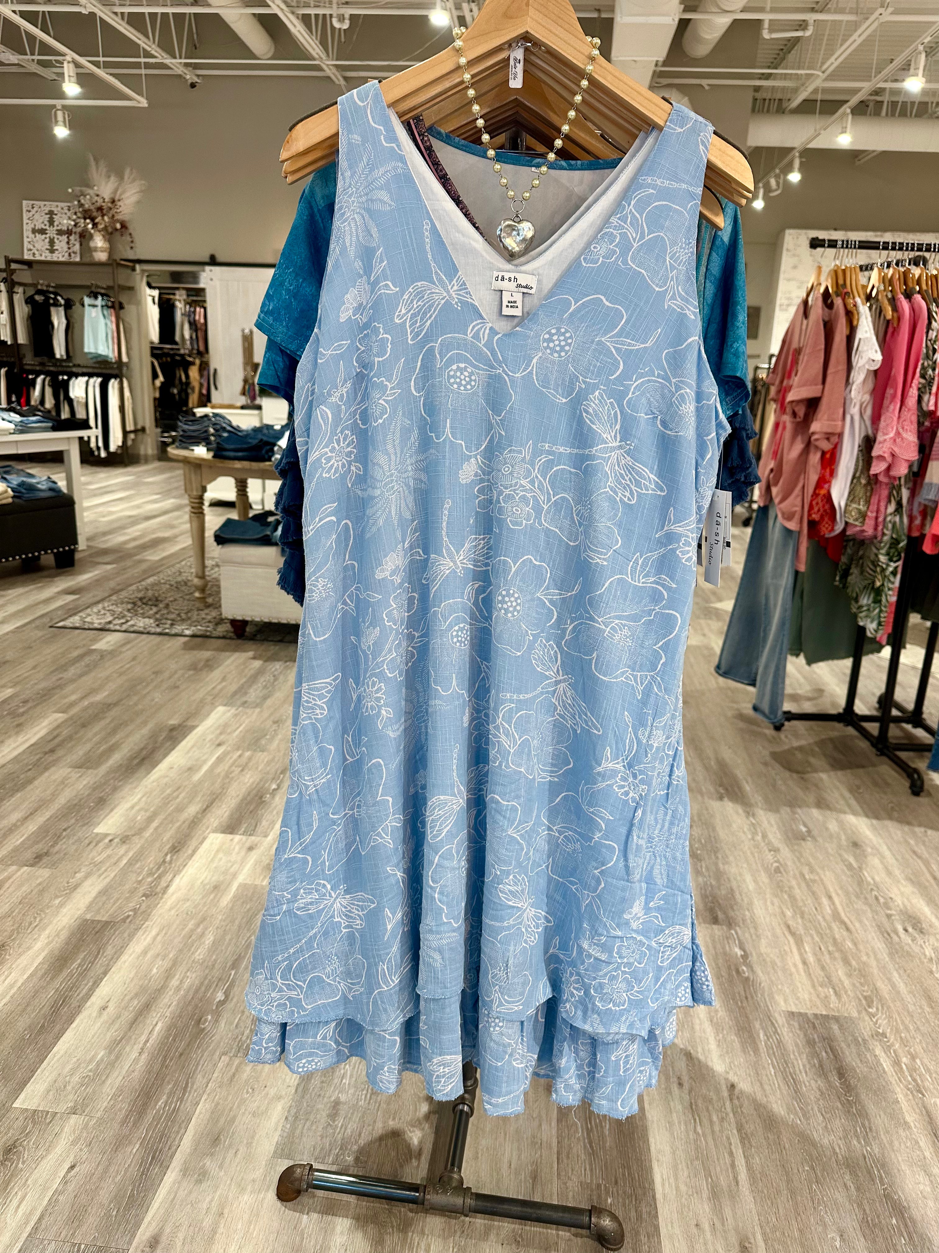 princess polly baby blue dress Zipping on by ✨️ Marie dress in dragonfly print!⁠ ⁠ ⁠ ⁠ #heartofhaute  #hautehoney⁠ #vintage #dragonfly #navy #springdress⁠ #pinup #slowfashion  #womanowned ⁠ #ootd #60sstyle #60sinspired #50sstyle #50sinspired⁠ main image 1