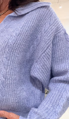 Pullover V-Neck Knit Sweater