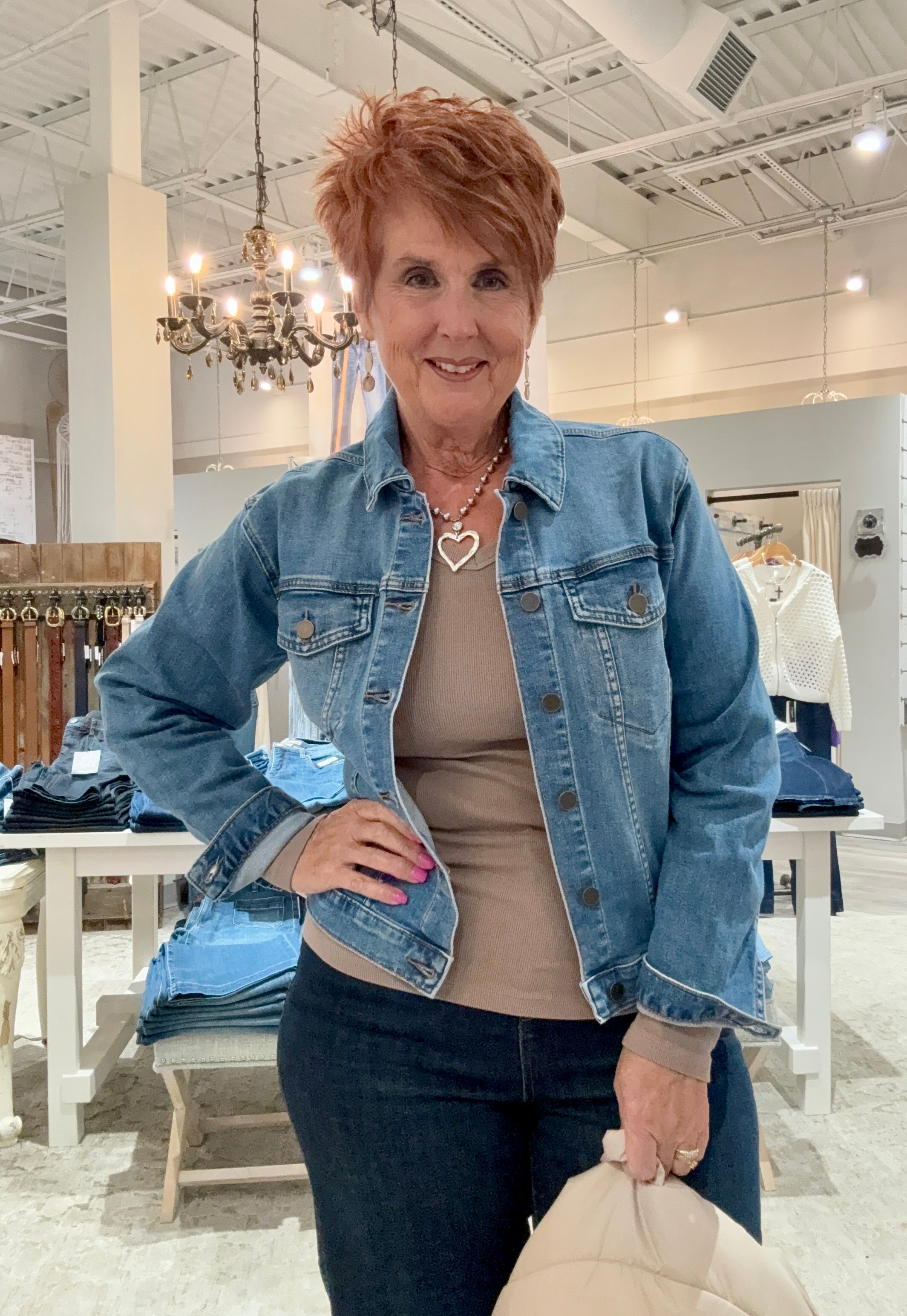 Basic Baby Rib Top- taupe