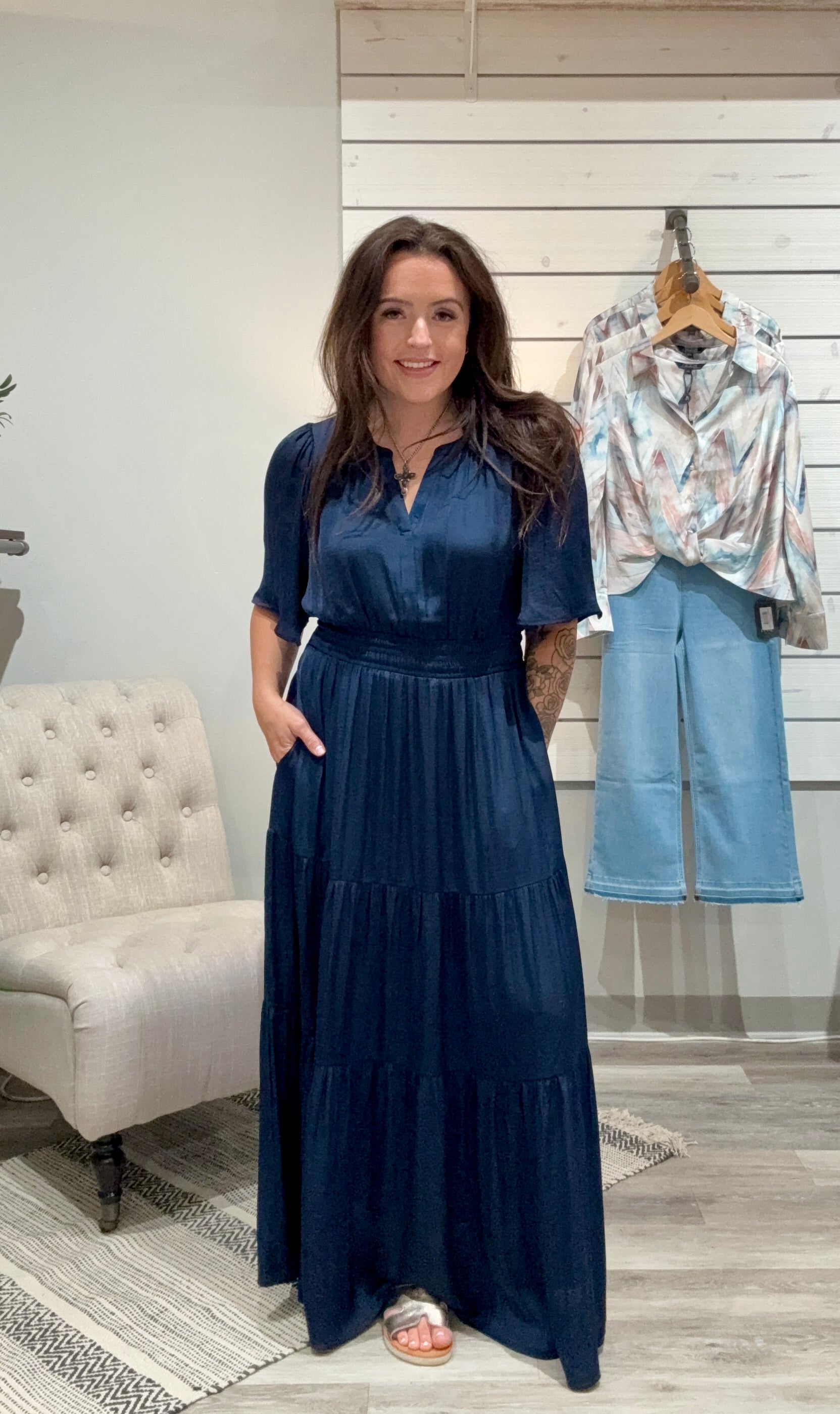 Woven Maxi Dress