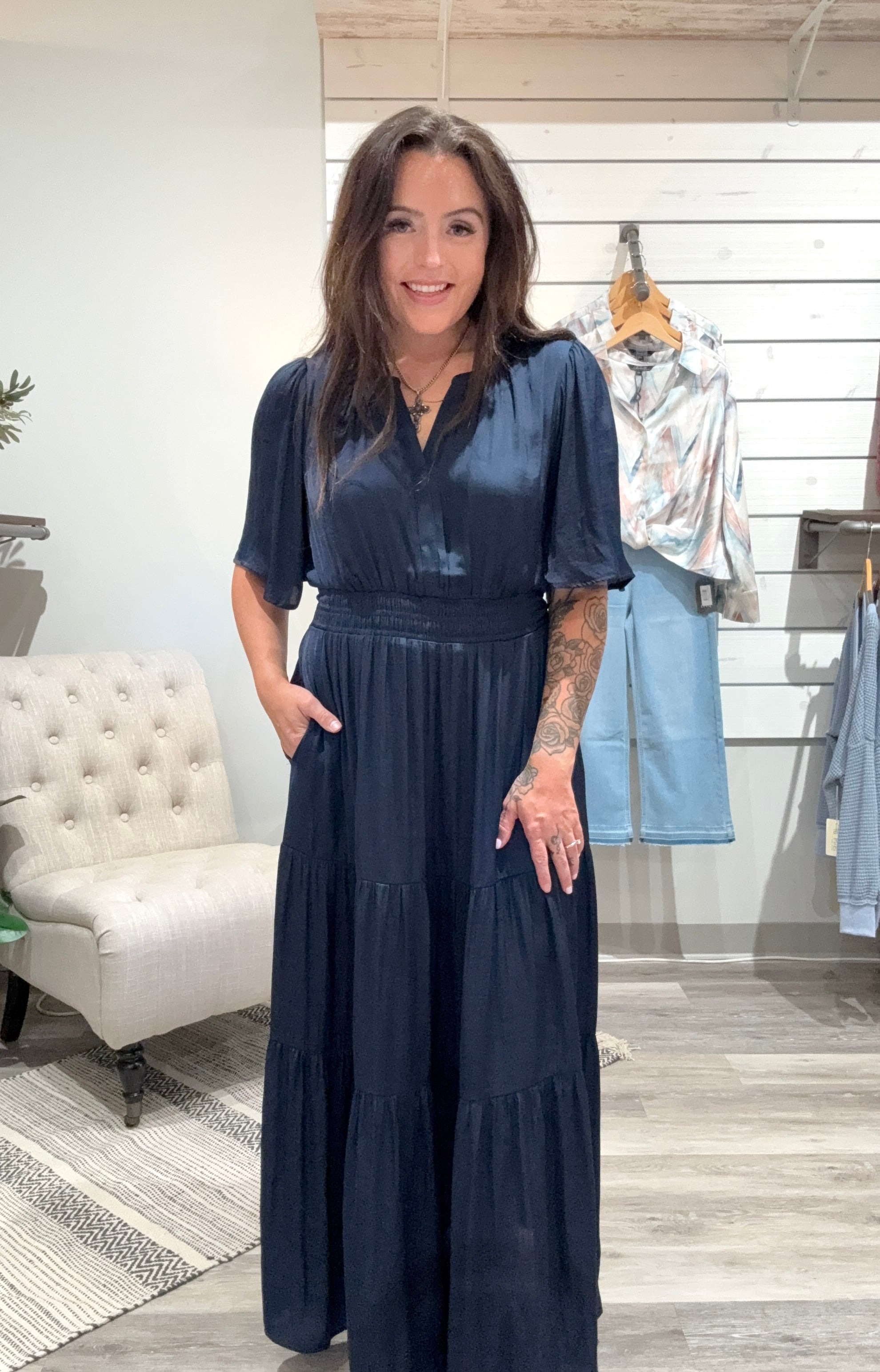 Woven Maxi Dress