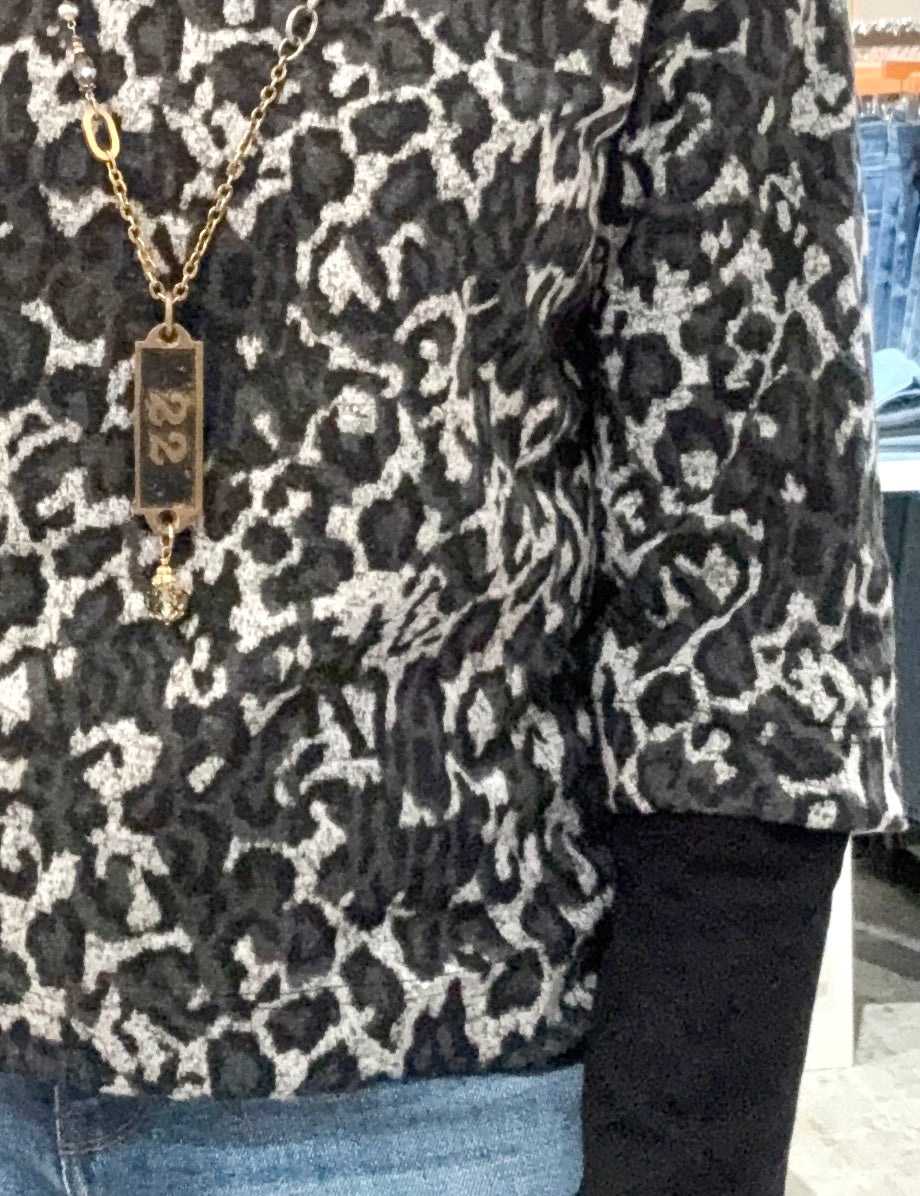 Long Sleeve mock Neck Top Combo