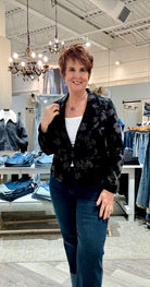 Notch Collar One Button Blazer