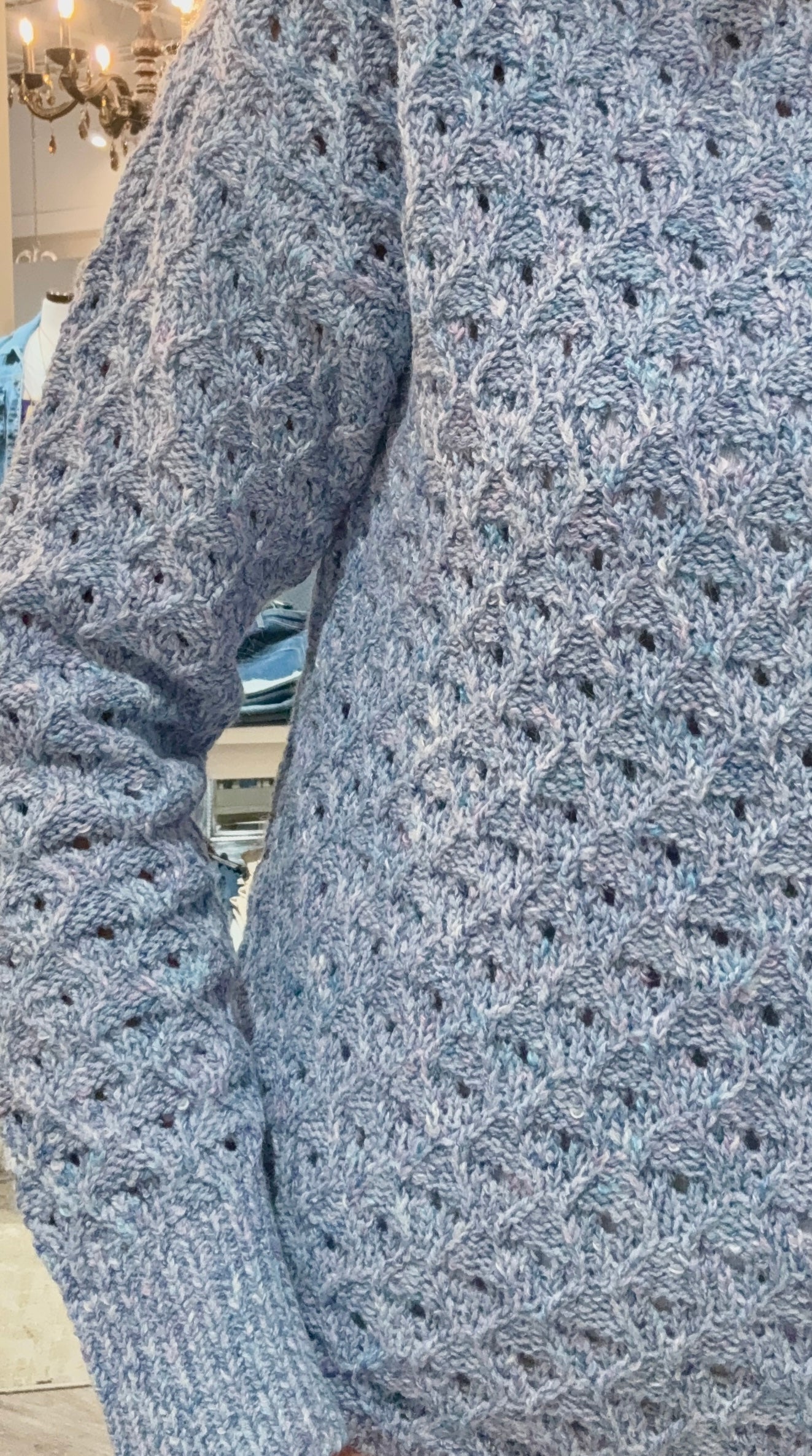 Turtleneck Sweater with Puff Sleeve