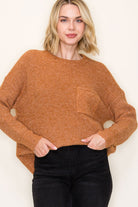 Oversized Solid Pullover Sweater