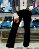 Kelsey Mid Rise Ankle Flare Denim