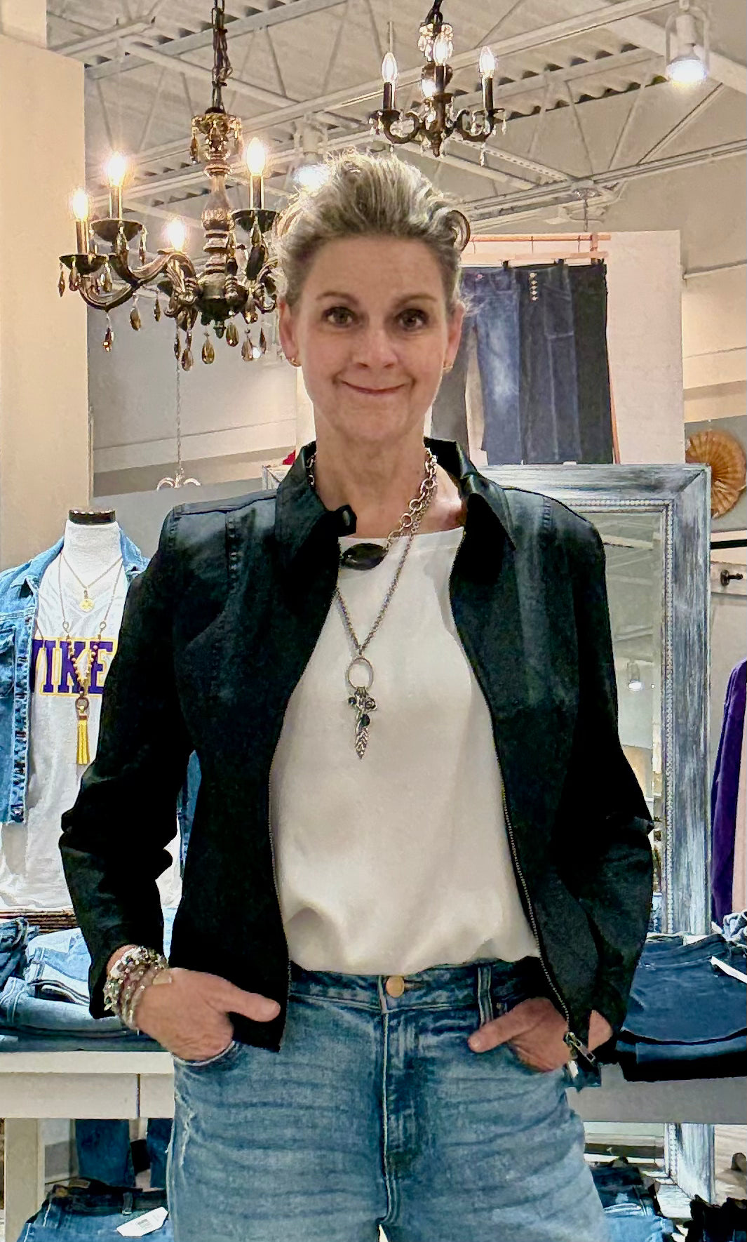 90's Zip Front Jacket