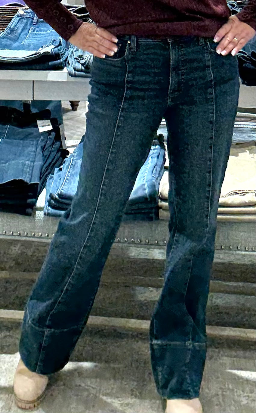 Kelsey High Rise Flare Denim