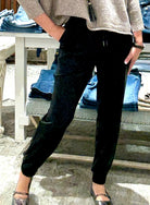 Liquid Leather Pull On Jogger Pant