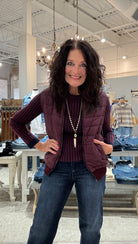 Long Sleeve Crew Neck Ribbed Sweater