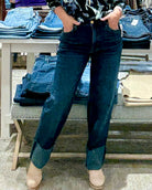 Fay High Rise Straight Leg Denim