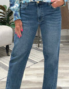 ASHLEY HIGH RISE SLOUCHY BARREL WITH SIDE INSETS