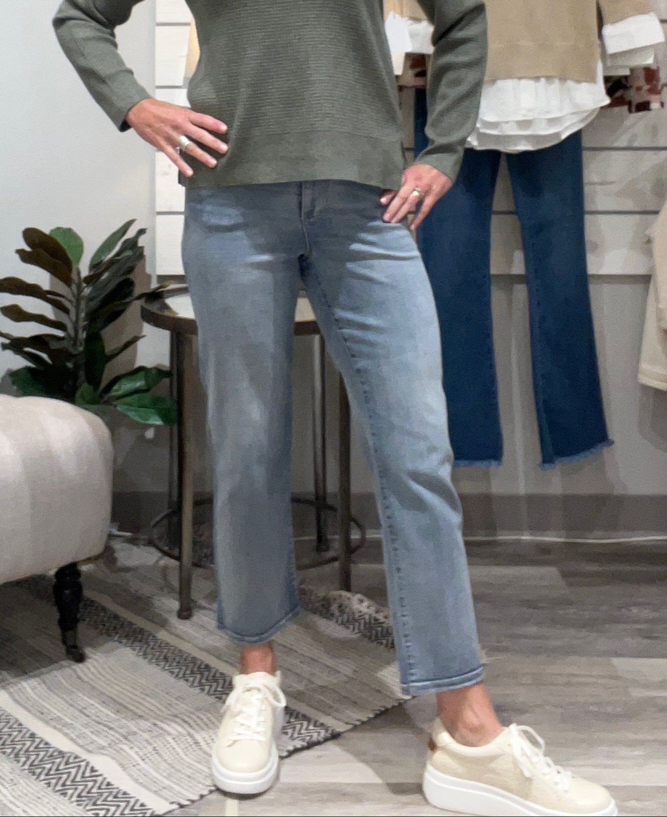 Kennedy Crop Straight 27" Inseam