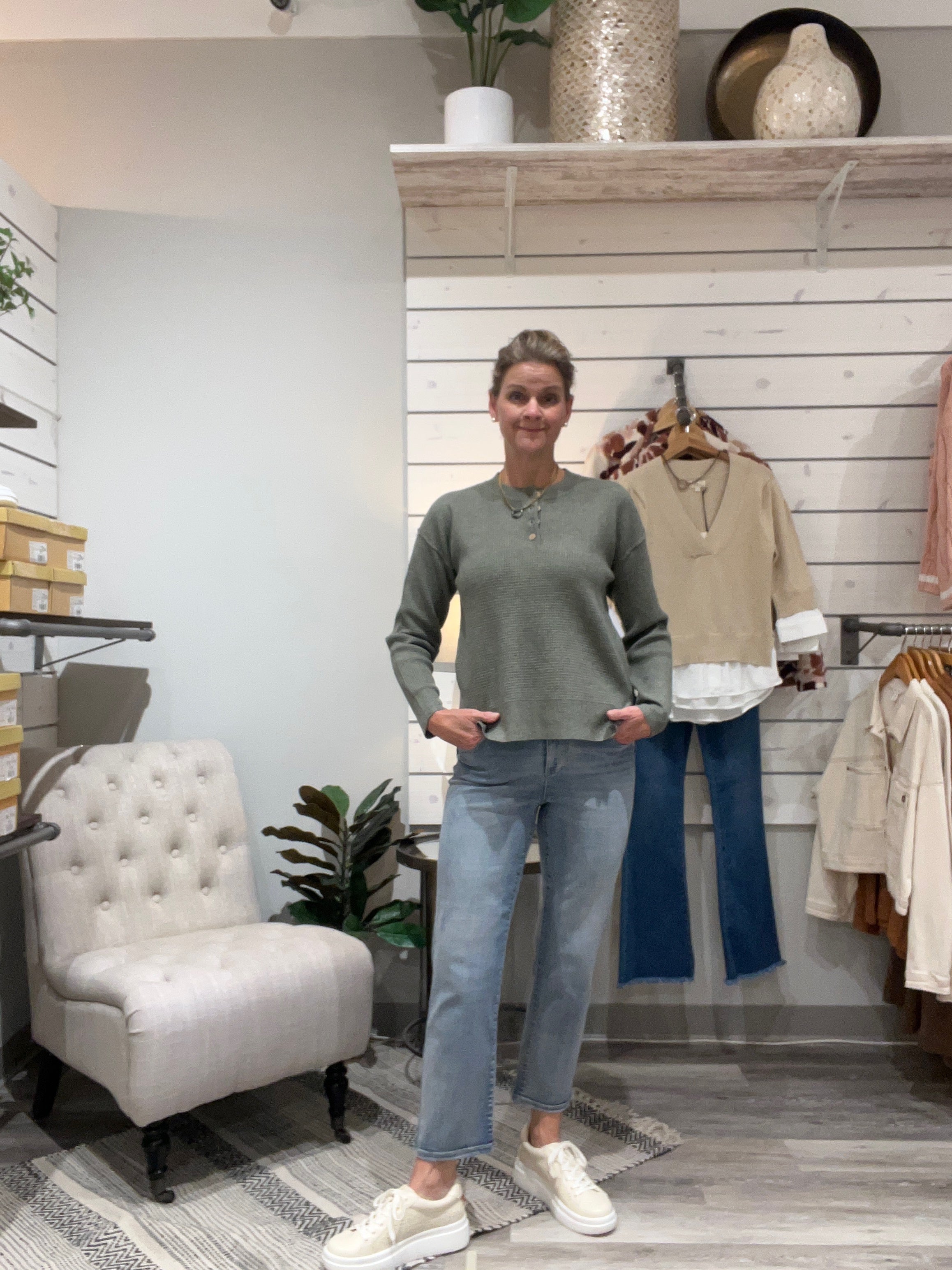 Kennedy Crop Straight 27" Inseam