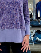 Long Sleeve Crew Neck Printed Tunic