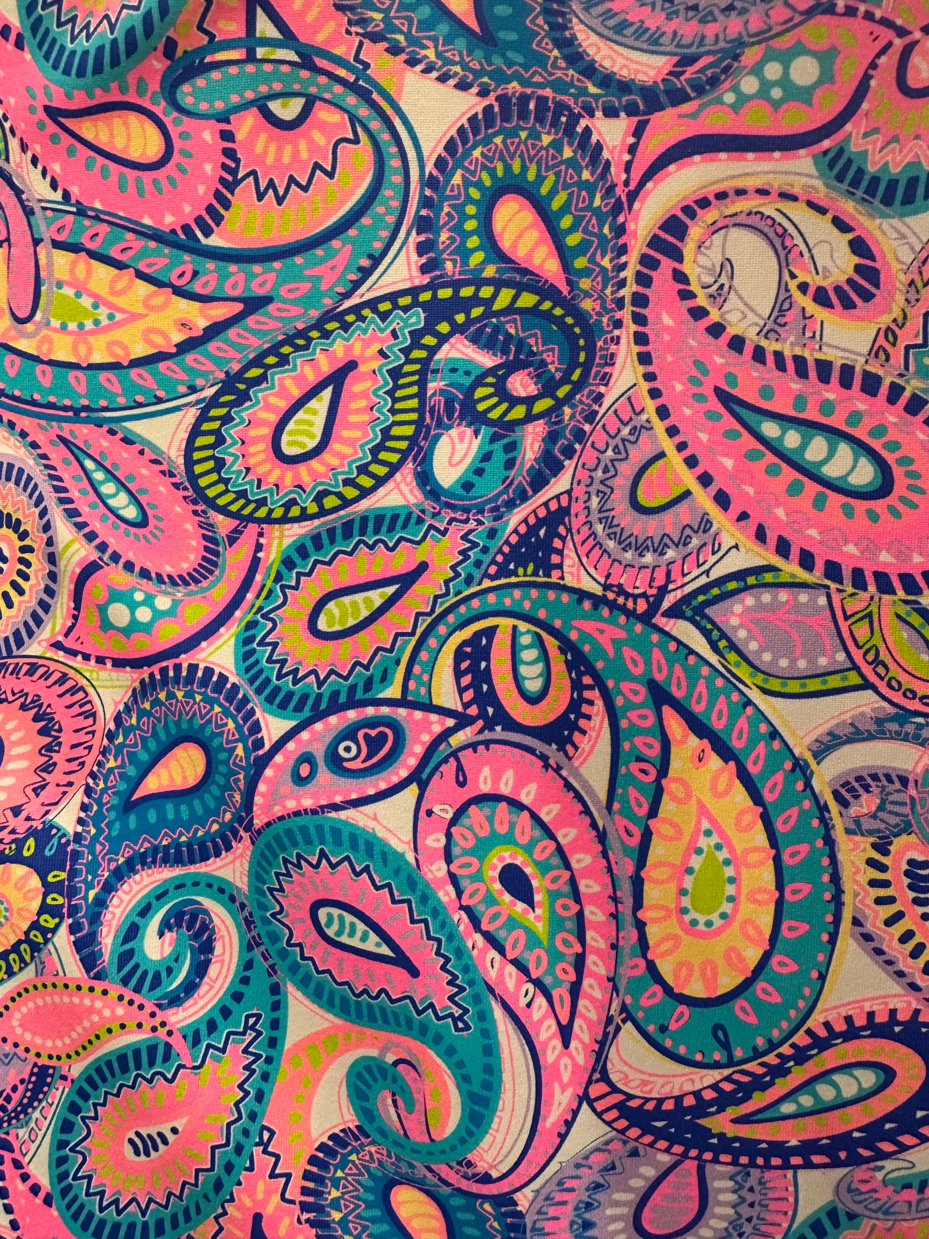 Printed Sleeveless Ruffle Top- PSLY