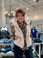 Reversible Faux Fur Vest with Pockets