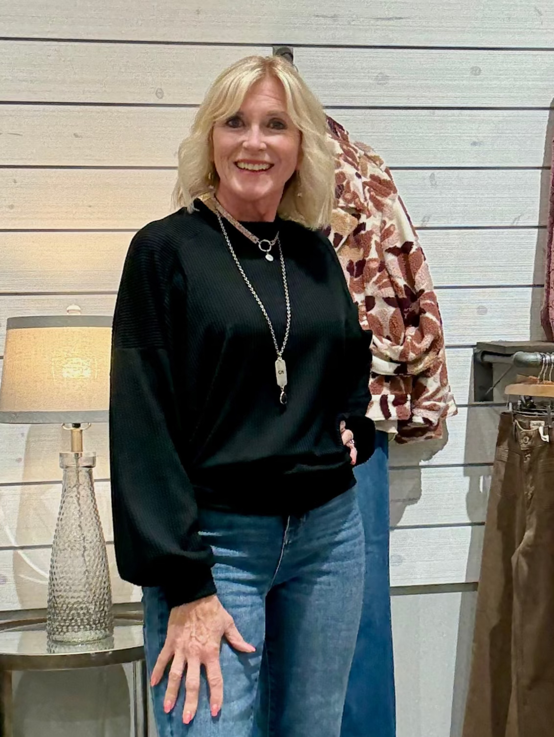 Urban Ribbed Mikayla Top Kylie Paige- black