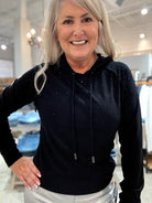 Emiliana Studded Hoodie Sweatshirt