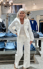 Corduroy Crop Wide Leg with Patch Pockets